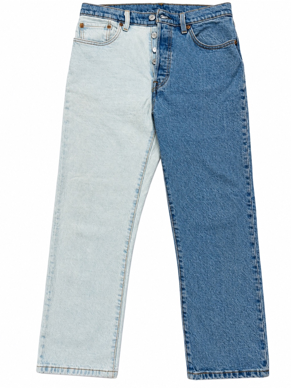 Levi’s 501 Two Tone Colorblock Jeans W28 L26 Button Fly